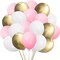50 Pack 12 Inches Party Balloons Helium Balloons for Girl Baby Shower Birthday Bridal Shower Wedding Party Decorations Supplies